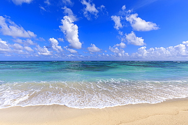 Nisbet Beach, turquoise sea, Nevis, St. Kitts and Nevis, West Indies, Caribbean, Central America