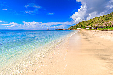 Beautiful beach, turquoise sea, Carambola Beach, South Friars Bay, St. Kitts, St. Kitts and Nevis, Leeward Islands, West Indies, Caribbean, Central America