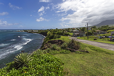 Dieppe Bay Town, oldest European settlement in the Eastern Caribbean, St. Kitts, St. Kitts and Nevis, West Indies, Caribbean, Central America