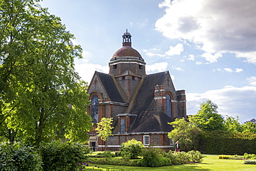 The Free Church by Edwin Lutyens built in the Arts and Crafts style, Hampstead Garden Suburb, Finchley and Golders Green, London, England, United Kingdom, Europe