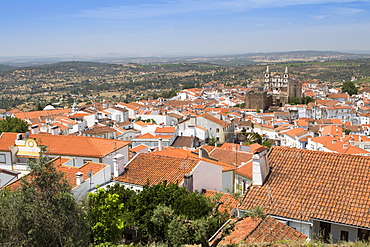 View of Portalegre, capital of the northern Alentejo, Portugal, Europe