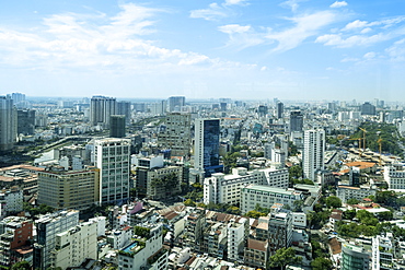 The skyline of Ho Chi Minh City, Vietnam, Indochina, Southeast Asia, Asia