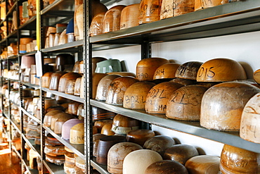 Bowls on shelves