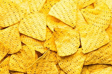 Pile of tortilla chips