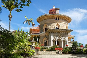 Portugal, Sintra, Exterior of Monseratte Palace