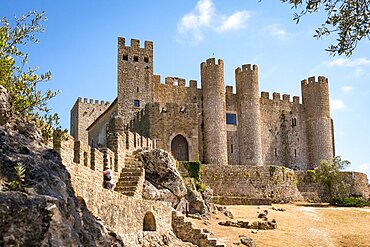 Portugal, Obidos, Ancient castle fortress