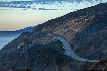 United States, California, Highway 1 along Pacific Coast near Big Sur