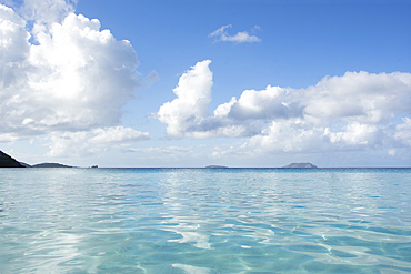 View of Cinnamon Bay, St. John, US Virgin Islands, USA