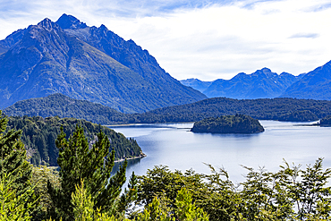 Mountain Lakes on sunny summer day