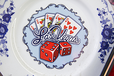 Vintage souvenir "Las Vegas" plate
