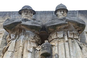 British-Belgian Great War Monument by British sculptor Charles Sargeant Jagger, Brussels, Belgium