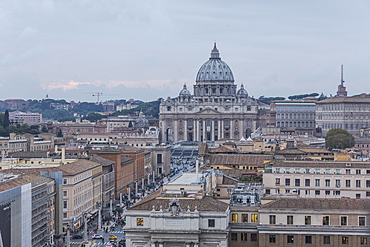 The ancient Basilica di San Pietro in the Vatican, symbol of Catholic religion, Rome, Lazio, Italy, Europe