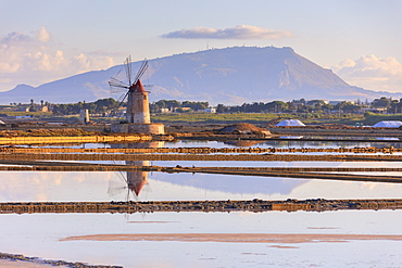 Saline dello Stagnone, Marsala, province of Trapani, Sicily, Italy, Mediterranean, Europe