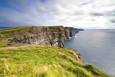 Cliffs of Moher, edge of the Burren region in County Clare, Munster, Republic of Ireland, Europe