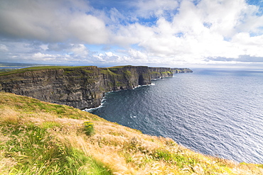 Cliffs of Moher, edge of the Burren region in County Clare, Munster, Republic of Ireland, Europe