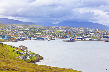 Harbour of Torshavn, Streymoy Island, Faroe Islands, Denmark, Europe