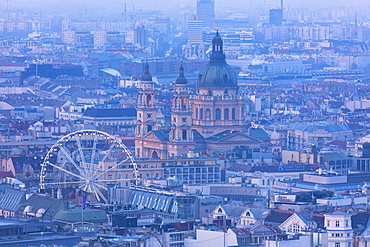 Budapest Eye and St. Stephen's Basilica, Budapest, Hungary, Europe