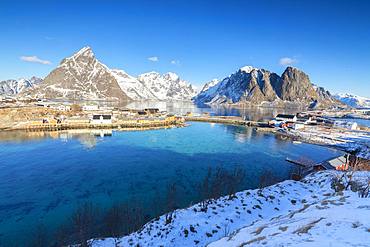 Village of Sakrisoy, Lofoten Islands, Nordland, Norway, Europe