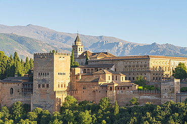 Alhambra palace in Granada, Spain, Europe