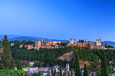 Alhambra palace in Granada, Spain, Europe