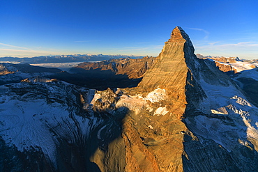 Matterhorn during sunrise in Zermatt, Switzerland, Europe