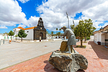 Church of St. Anne (Iglesia de Santa Ana), Casillas del Angel, Puerto del Rosario, Fuerteventura, Canary Islands, Spain, Atlantic, Europe