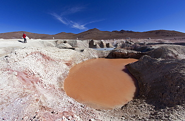 Sol de Manana, a geothermal field in Sur Lipez Province in the Potosi Department, Bolivia, South America