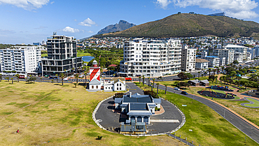 Aerial of Cape Town, South Africa, Africa