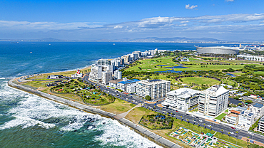 Aerial of Cape Town, South Africa, Africa