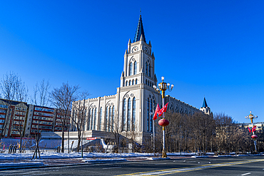 Old Cathedral, Heihe, Heilongjiang, China, Asia