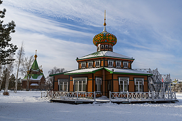 Orthodox church, Volga Manor, Harbin, Heilongjiang, China, Asia