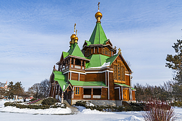 Orthodox church, Volga Manor, Harbin, Heilongjiang, China, Asia