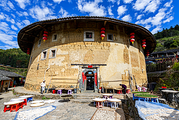 Tianluokeng, UNESCO World Heritage Site, Fujian Tulou, rural dwelling of the Hakka, Fujian, China, Asia