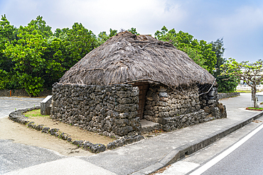 Historic dwelling, Taketomi Island National Park, Ishigaki, Yaeyama island group, Japan, Asia