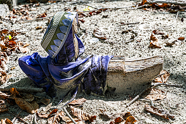 Traditional cemetery, Grande Santa Cruz Island, Zamboanga, Mindanao, Philippines, Southeast Asia, Asia