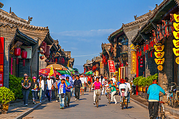 The historic old town of Pingyao (Ping Yao), UNESCO World Heritage Site, Shanxi, China, Asia