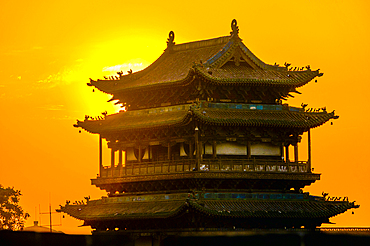 The historic old town of Pingyao (Ping Yao), UNESCO World Heritage Site, Shanxi, China, Asia