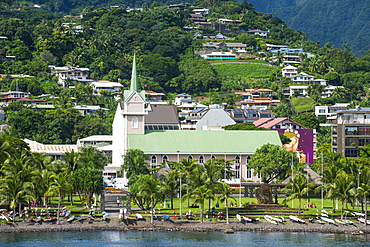 Downtown Papeete, Tahiti, Society Islands, French Polynesia, Pacific