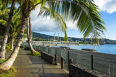 Waterfront of Papeete, Tahiti, Society Islands, French Polynesia, Pacific