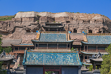 The Yungang Grottoes, ancient Buddhist temple grottoes, UNESCO World Heritage Site, Shanxi, China, Asia