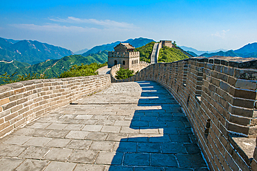 The Great Wall of China, UNESCO World Heritage Site, at Badaling, China, Asia