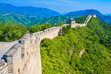 The Great Wall of China, UNESCO World Heritage Site, at Badaling, China, Asia