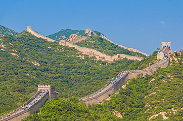 The Great Wall of China, UNESCO World Heritage Site, at Badaling, China, Asia