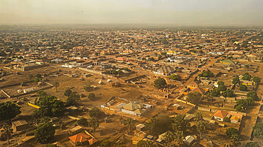 Aerial of Wau, Western Bahr el Ghazal, South Sudan, Africa