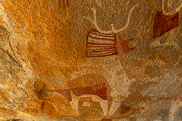 Rock art paintings of Laas Geel, near Hargeisa, Somaliland, Somalia, Africa