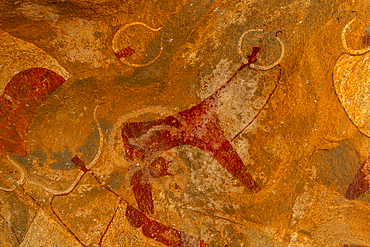 Rock art paintings of Laas Geel, near Hargeisa, Somaliland, Somalia, Africa