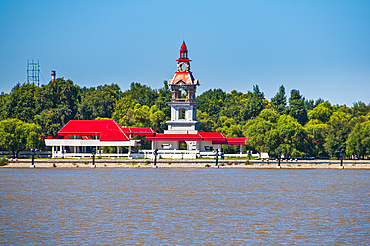 Pier on the Songhua River, Harbin, Heilongjiang, China, Asia