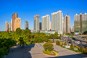 The skyline of Harbin, Harbin, Heilongjiang, China, Asia