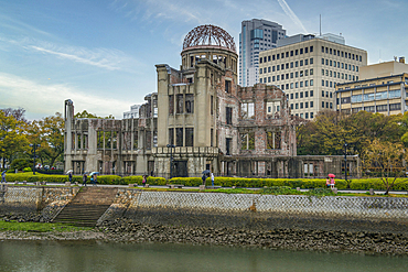 Atomic Bomb Dome (Genbaku Dome), Hiroshima Peace Memorial, UNESCO World Heritage Site, Hiroshima, Honshu, Japan, Asia