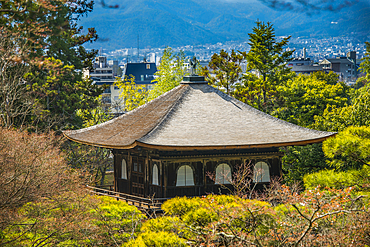 Ginkaku-ji Zen temple, UNESCO World Heritage Site, Kyoto, Honshu, Japan, Asia